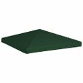 vidaXL Strieška na altánok 310 g/m², 3x3 m, zelená