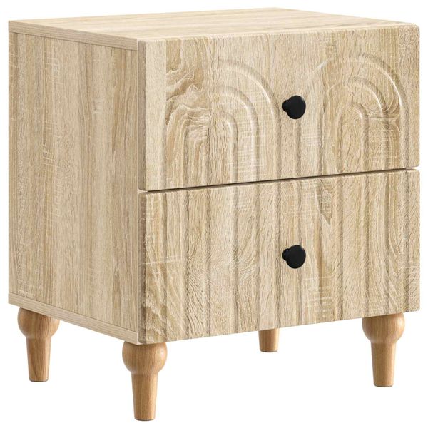 vidaXL Nočný stolík Dub sonoma 43 x 34,5 x 48 cm Kompozitné drevo