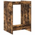 vidaXL Kabinet na práčku Dymová dub 67,5 x 62 x 97 cm Kompozitné drevo