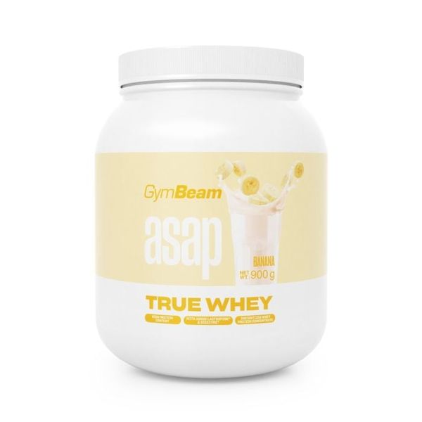 ASAP True Whey - GymBeam, banán, 900 g
