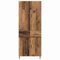 vidaXL Highboard 2 ks Staré drevo 69,5 x 34 x 180 cm Kompozitné drevo