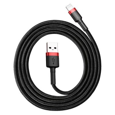Baseus Cafule USB Lightning kábel 1,5 A 2 m (čierny + červený)