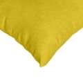 vidaXL Vankúše na pohovku 2 pcs Žltá 80 x 40 cm Kordúrová tkanina