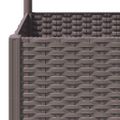 vidaXL Záhradný kvetináč s mriežkou hnedý 120x40x136 cm PP