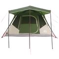 vidaXL Rodinný stan Zelená 305 x 275 x 190 cm Polyester a oceľ