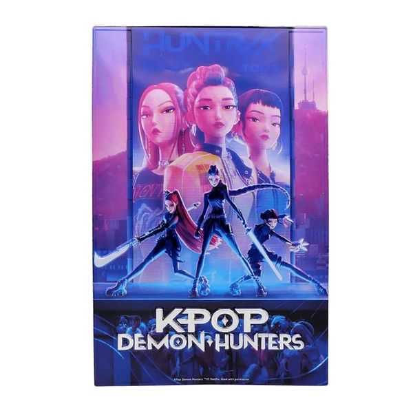 Plechová ceduľa KPop Demon Hunters