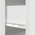 vidaXL Zásuvkový kabinet Biela s vysokým leskom 66 x 34,5 x 90 cm