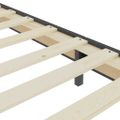vidaXL Rám na boxspring posteľ, sivý, látka 120x200 cm