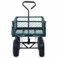 vidaXL Záhradný ručný vozík zelený 250 kg