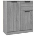 vidaXL Komoda sivý dub sonoma 60x30x70 cm spracované drevo