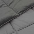 vidaXL Prikrývka na celý rok 240 x 260 cm 4 ročné obdobia Svetlosivá