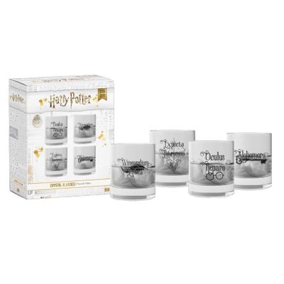 Sada pohárov Harry Potter - Kúzla (4 ks)