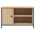 vidaXL TV skrinka dub sonoma 80x40x50 cm spracované drevo