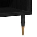 vidaXL Skrinka na gramofónové platne Čierny dub 85 x 38 x 48 cm