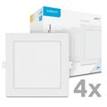 Modee LED Štvorcový LED panel - zapustený 12W 1320lm studená biela P4 (ML-LPSB6000K12WPN)