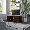 vidaXL TV skrinka hnedý dub 80x34x36 cm spracované drevo