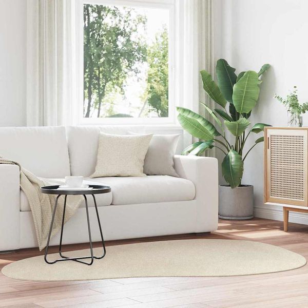 vidaXL Kusové koberce HUARTE Béžová 140 x 200 cm Polyester