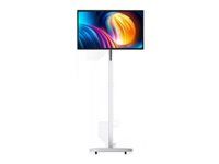LED monitor - Chytrý - 27" - dotyková obrazovka - 1920 x 1080 Full HD (1080p) @ 60 Hz - IPS - 350 cd/m² - 1300:1 - 14 ms - reproduktory - biela
