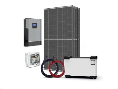 Solárna zostava ostrovná TRINA 1820Wp, LiFePO4 Solarfam 51,2V 142Ah 7,2KWh, menič 48V/230VAC 5500W