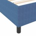 vidaXL Posteľ s pružinovým rámom Modrá a biela 80 x 200 cm