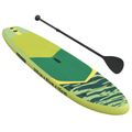vidaXL Nafukovací paddleboard POSEIDON 366 x 81 x 15 cm Zelená pre