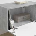 vidaXL TV nástenná skriňa 60 x 31 x 29,5 cm Betónová Kompozitné drevo