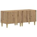 vidaXL 5-dielny LED TV kabinet Dub artisan Kompozitné drevo