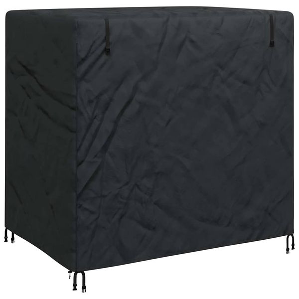 vidaXL Kryt na vonkajšiu hojdačku Čierna 175 x 125 x 180 cm