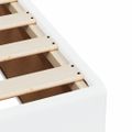 vidaXL Boxspring posteľ s matracom biela 90x190 cm umelá koža