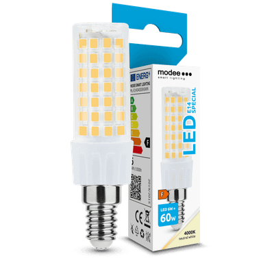 Modee Lighting LED Special Ceramic keramická žiarovka E14 6W neutrálna biela (ML-E14SC4000K6WN)