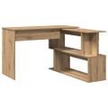 vidaXL rohový stôl Artisan Dub Artisan 200,5x50x76cm Konštrukcia dreva