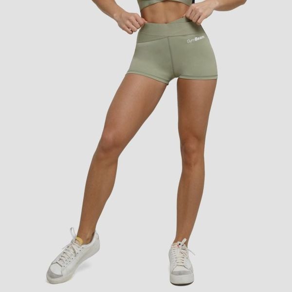 Dámske šortky Agile Sage - GymBeam, veľkosť XL, veľkosť oblečenia XL