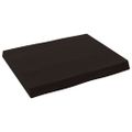 vidaXL Stolová doska tmavohnedá 60x50x(2-6) cm ošetrený masív hrany