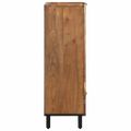 vidaXL Highboard s poličkou Hnedá 60 x 33 x 100 cm Masívne mango drevo