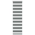 vidaXL Zebra roleta tmavošedá 40x150 cm šírka látky 35,9 cm polyester