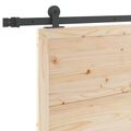 vidaXL Posuvné dvere 80 x 208 cm Borovicový masív Prírodná