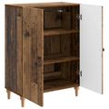 vidaXL Servírovacia skriňa Staré drevo 66 x 34,5 x 90 cm