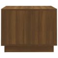 vidaXL Konferenčný stolík hnedý dub 55x55x43 cm drevotrieska