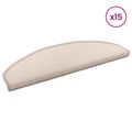 vidaXL Samolepiace schodové rohože 15 ks 80 x 24,5 x 3,5 cm Sivohnedá