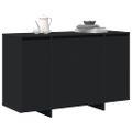 vidaXL Servírovacia skriňa Čierna 120 x 41 x 75 cm Kompozitné drevo
