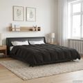vidaXL Prikrývka na celý rok 200 x 200 cm 4 ročné obdobia Antracitová