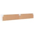 vidaXL TV skrinky s LED svetlami 2 ks biele 100x30x30 cm