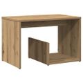 VidaXL Príručný stolík Artisan Dub 59x36x38 cm Upravené drevo