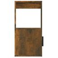 vidaXL Komoda dymový dub 80x30x60 cm spracované drevo