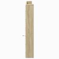 vidaXL Skrinka na čelo postele s LED dub sonoma 220x16,5x103,5 cm