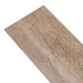 vidaXL Nesamolepiace podlahové dosky, PVC 5,26 m² 2 mm, ošúchané drevo