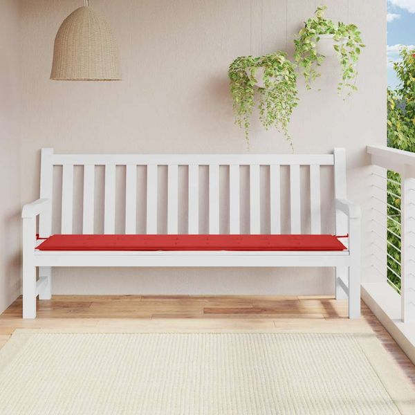 vidaXL Podložka na záhradnú lavičku 200x50x4 cm, oxfordská látka