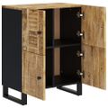 vidaXL Komoda so 4 dvierkami 60x33x75 cm masívny mangovník