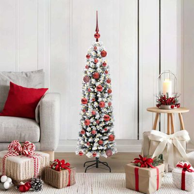 vidaXL Umelý vianočný stromček Zelená 120 cm PVC, oceľ a plast