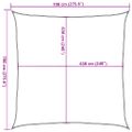 vidaXL Tieniaca plachta 160 g/m², tmavozelená 7x7 m, HDPE
